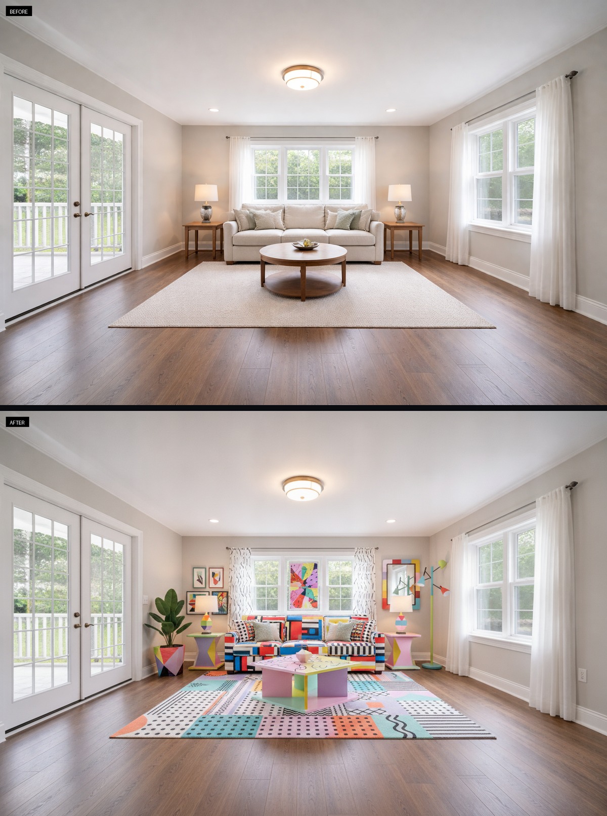 Vibrant Primary Accents Wake Up Memphis Living Rooms