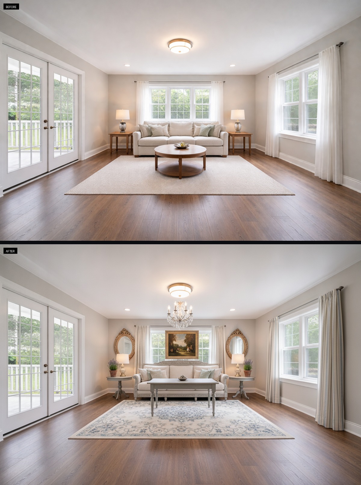 Serene Room Gustavian