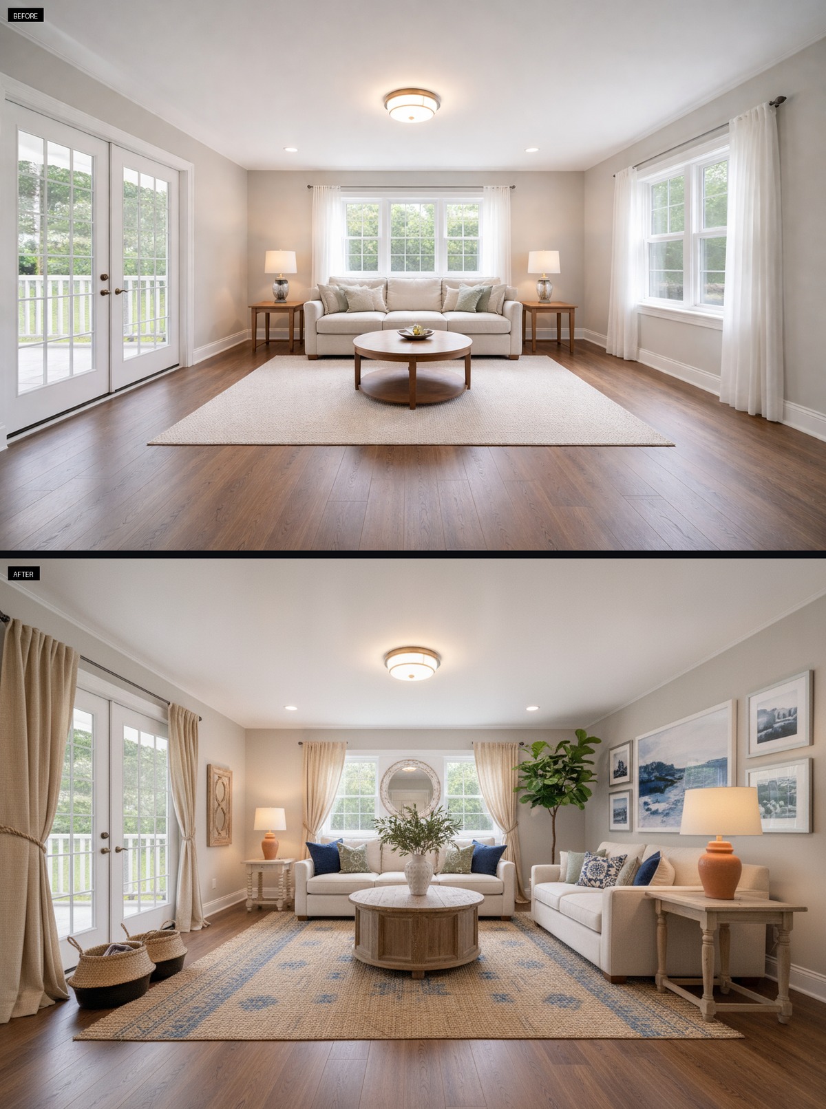 Bringing Mediterranean Warmth to a Serene Living